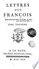 Lettres d'un francois