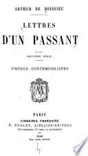 Lettres d'un passant