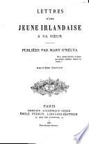Lettres d'une jeune Irlandaise a sa sœur