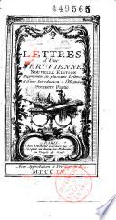 Lettres d'une péruvienne