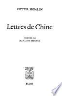 Lettres de Chine