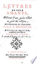 Lettres de deux amants, habitants d'une petite ville au pied des Alpes