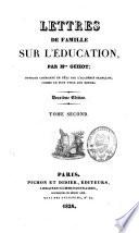Lettres de famille sur l'éducation
