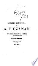 Lettres de Frédéric Ozanam 1831-1853