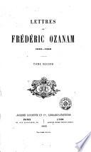 Lettres de Frédéric Ozanam, 2