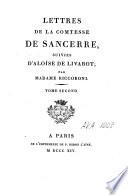 Lettres de la comtesse de Sancerre