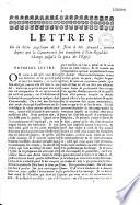 Lettres de la Mere Angelique de S. Jean à Mr. Arnaud, écrites depuis que la communauté fut transférée à Port-Royal des Champs jusqu'à la paix de l'Eglise