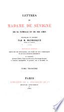 Lettres de Madame de Sévigné, de sa famille et de ses amis