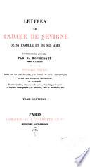 Lettres de Madame de Sévigné, de sa famille et de ses amis: Lettres