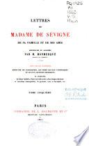 Lettres de madame de Sévigné