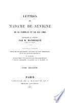Lettres de Madame de Sévigné