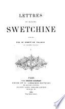 Lettres de Madame Swetchine