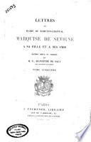 Lettres de Marie de Rabutin-Chantal marquise de Sevigne, a sa fille et a ses amis