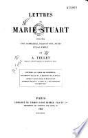 Lettres de Marie Stuart