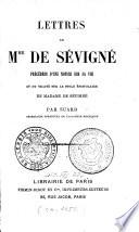 Lettres de Mme. de Sévigné