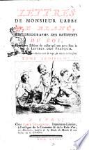 Lettres De Monsieur L'Abbé Le Blanc, Historiographe Des Bastimens Du Roi