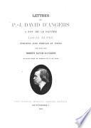 Lettres de P.-J. David d'Angers a son ami le peintre Louis Dupré