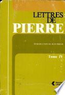 Lettres de Pierre