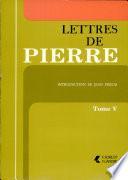 Lettres de Pierre