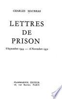 Lettres de prison