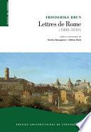 Lettres de Rome (1808-1810)