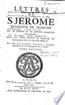 Lettres de S. Jerôme traduites en francois ... Avec des notes exactes&beaucoup de remarques sur les endroits difficiles par Dom Guillaume Roussel
