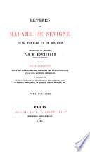 Lettres, de sa famille et de ses amis