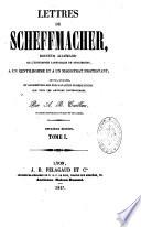 Lettres de Scheffmacher, docteur allemand de l'Université catholique de Strasbourg, à un gentilhomme et à un magistrat protestant