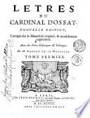 LETTRES DU CARDINAL D'OSSAT.