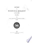 Lettres du maréchal Bosquet à ses amis, 1837-1860