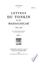 Lettres du Tonkin et de Madagascar