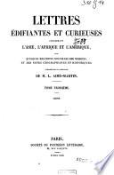 Lettres édifiantes et curieuses concernant l'Asie, l'Afrique et l'Amérique: Chine