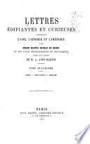 Lettres édifiantes et curieuses concernant l'Asie, l'Afrique et l'Amérique