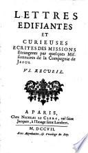 Lettres Édifiantes Et Curieuses