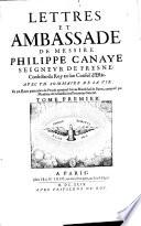 Lettres Et Ambassade