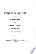 Lettres françaises écrites de Camargue