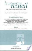 Lettres imaginaires