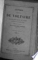 Lettres inédites de Voltaire
