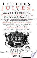 Lettres Juives, ou, Correspondance philosophique, historique & critique ...