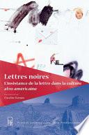 Lettres noires