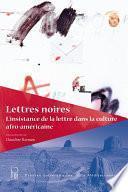 Lettres noires