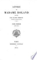 Lettres, publ. par C. Perroud