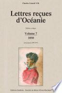 Lettres reçues d'Océanie par l'administration générale des pères maristes pendant le généralat de Jean-Claude Colin: 1850