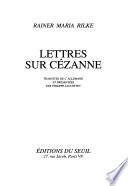 Lettres sur Cézanne