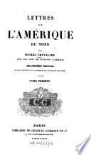 Lettres sur l'Amérique du Nord