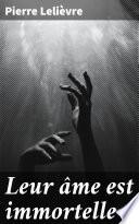Leur âme est immortelle
