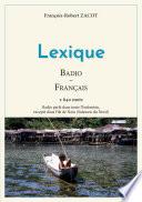 Lexique Badjo - Français