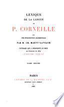 Lexique de la langue de P. Corneille