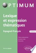 Lexique et expression thématiques - Espagnol-Français