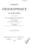 Lexique géographique du monde entier
